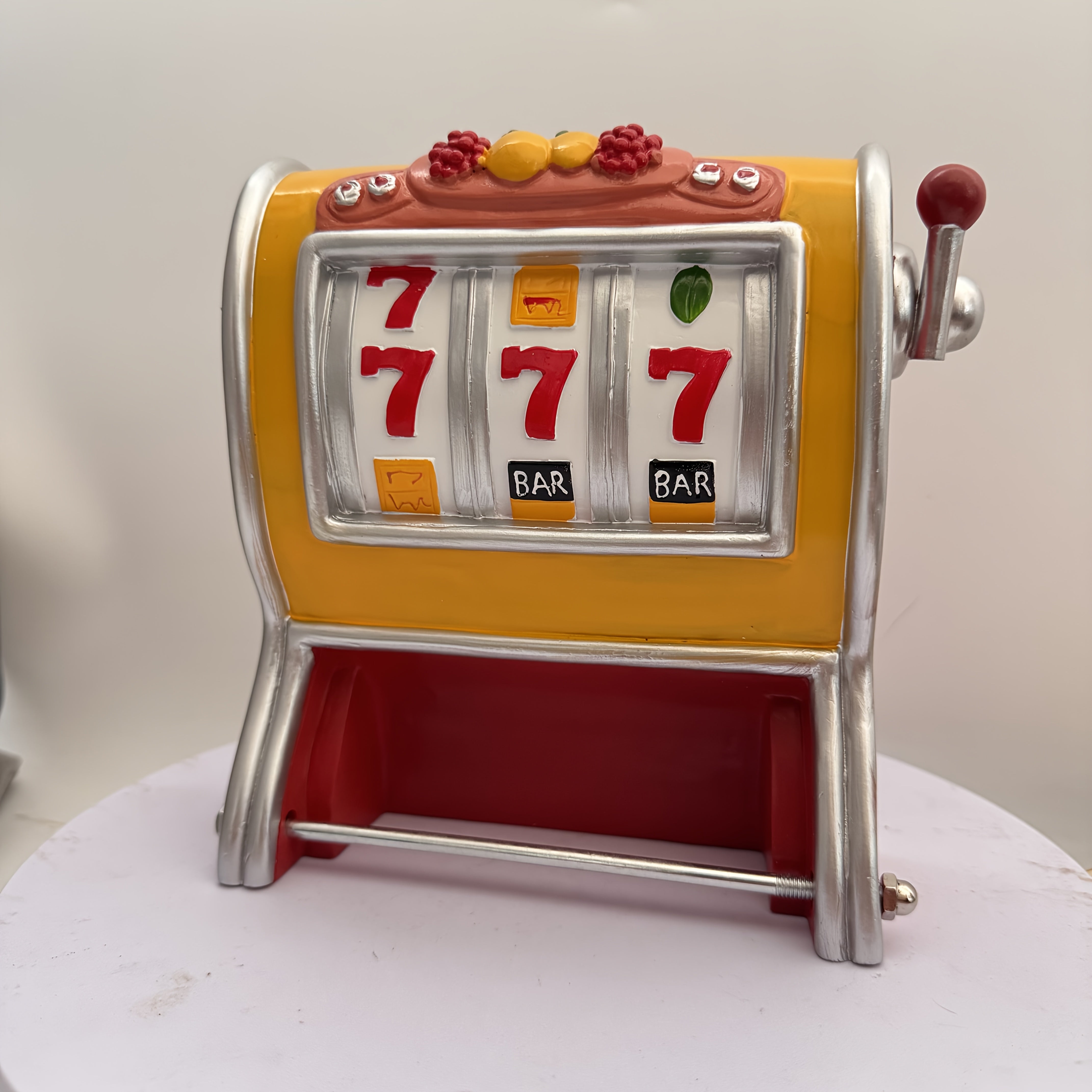 Jackpot Toalettpappershållare – Spelautomatdesign & Väggmonterad
