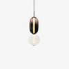 Modern Taklampa med Färgat Glas