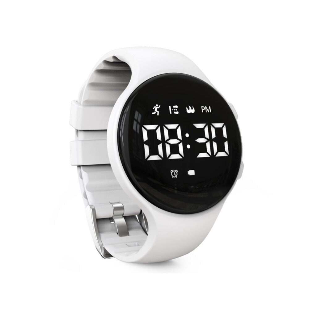 LED Digital Pedometer Klocka med Vibrerande Alarm – Fitness Tracker för Barn