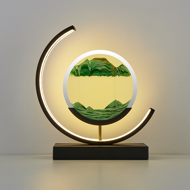 Abyss 3D Sand Snäcka Bordslampa - Avkoppling & Konst i Ett