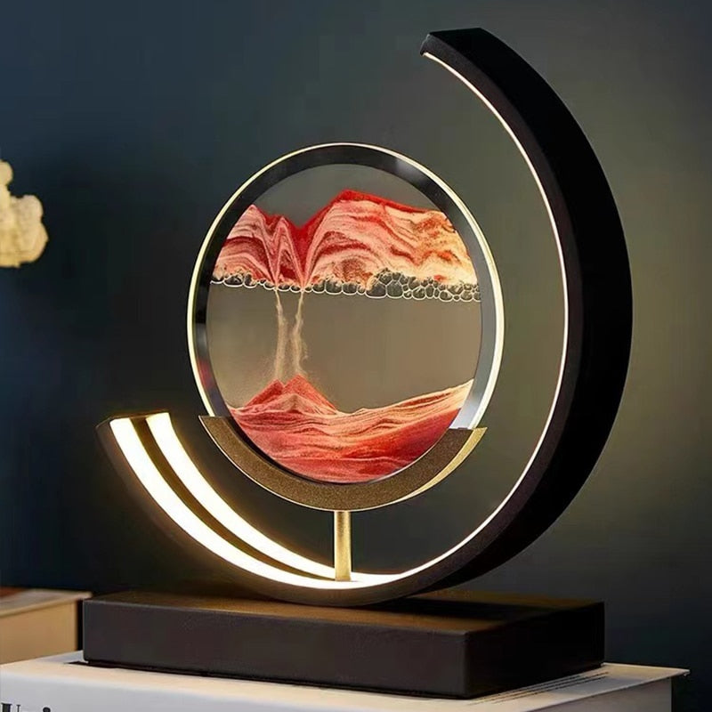 Abyss 3D Sand Snäcka Bordslampa - Avkoppling & Konst i Ett