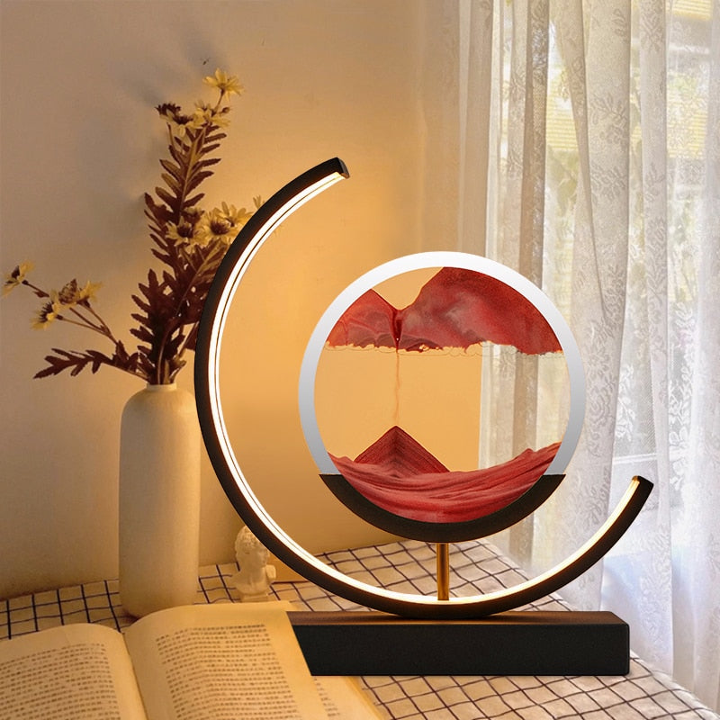 Abyss 3D Sand Snäcka Bordslampa - Avkoppling & Konst i Ett