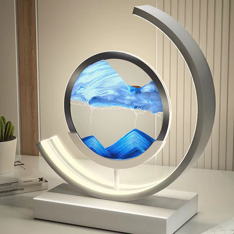 Abyss 3D Sand Snäcka Bordslampa - Avkoppling & Konst i Ett