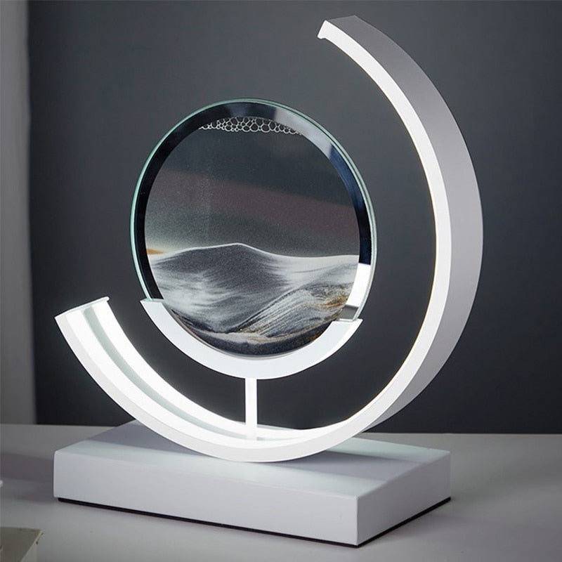 Abyss 3D Sand Snäcka Bordslampa - Avkoppling & Konst i Ett