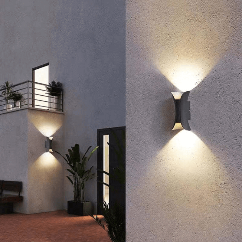 Utomhus LED Aluminium Vägglampa - Vattentät