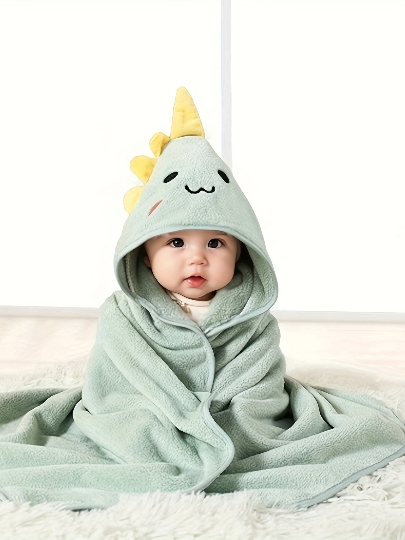 SnuggleSoft Baby Hooded Towel – Snabbtorkande & Ultra Mjuk