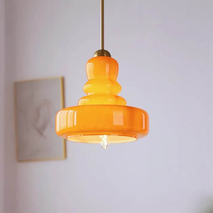 Glas Hänglampa - Bauhaus Design