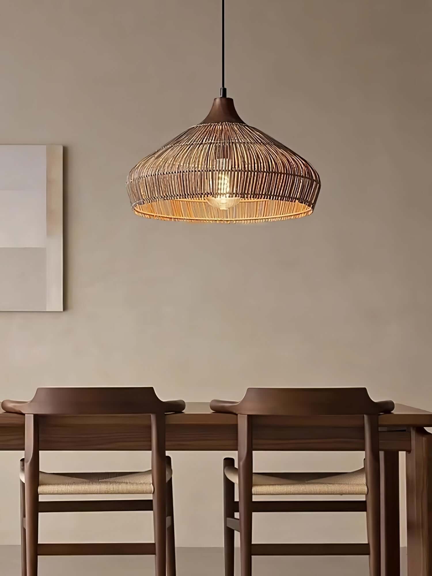 Rotan Hänglampa - Bohemisk Stil Hänglampa