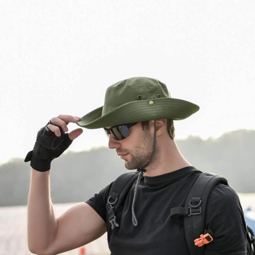 Vattenavvisande Utomhus Bucket Hat med UV-skydd – ShieldFlex Pro