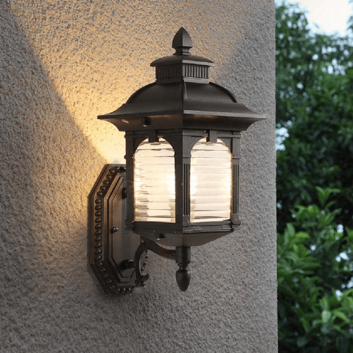 Vägglampa Utomhus - Antik Glasdesign