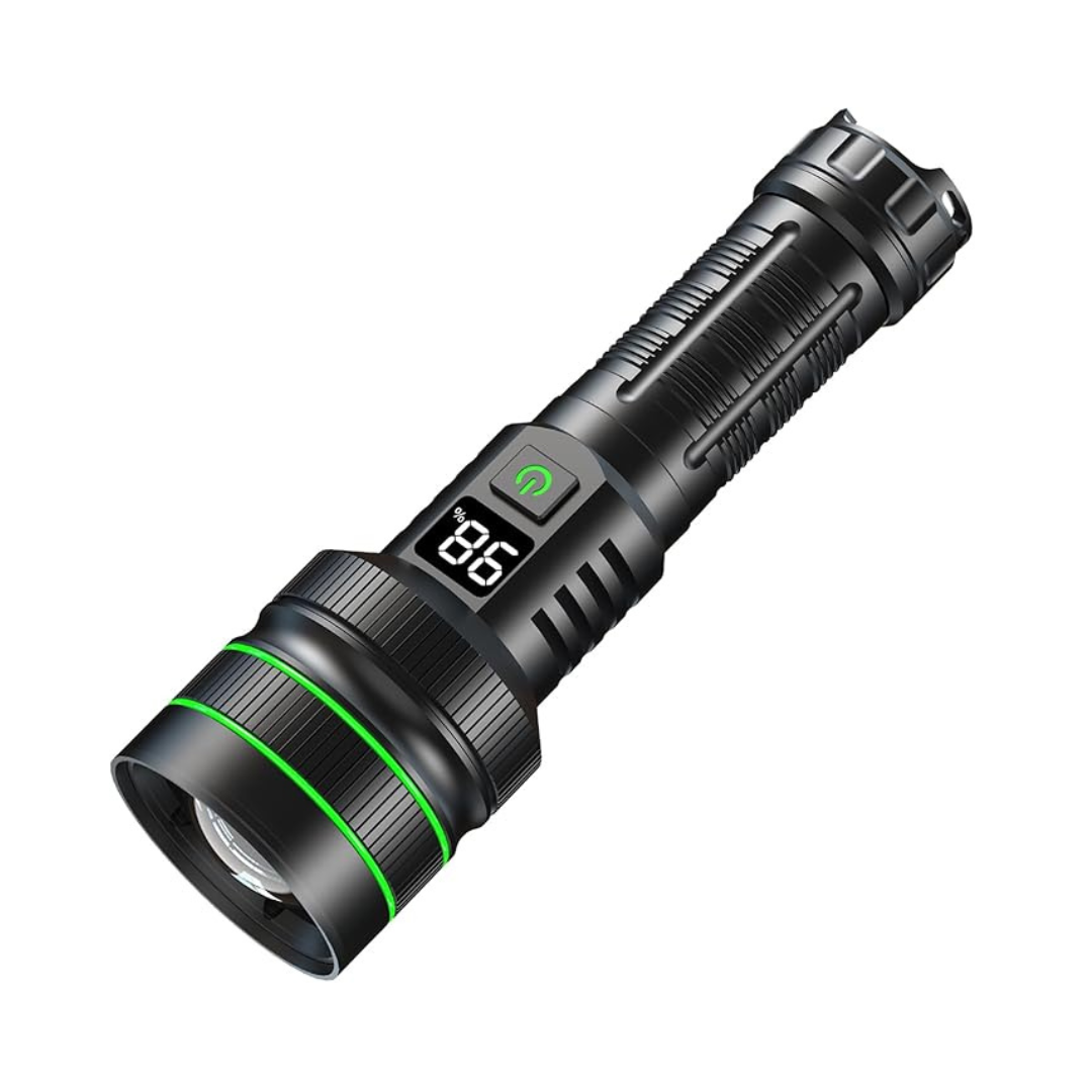Extremt ljusstark och zoombar LED-ficklampa - PowerBeam