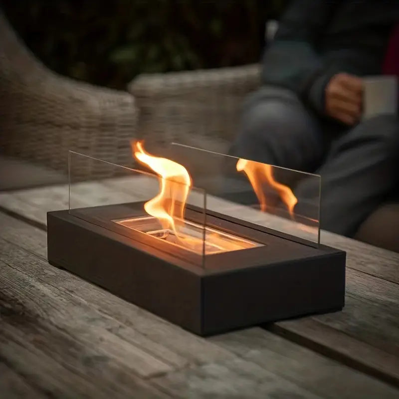 Serene Flame Luxe Eldstad – Skapa Magiska Kvällar med Eld och Stil