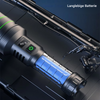 Extremt ljusstark och zoombar LED-ficklampa - PowerBeam