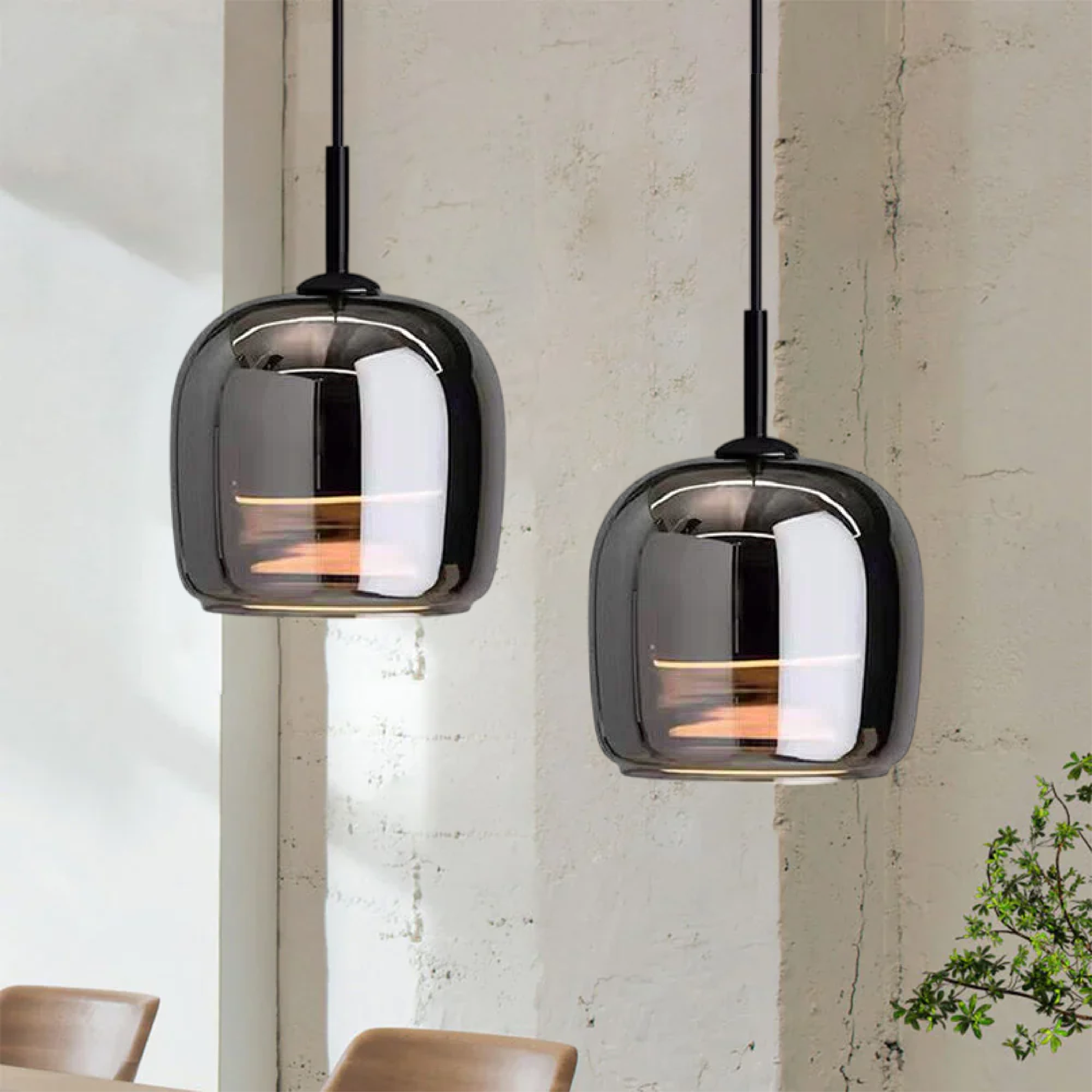 Modern Glaspendellampa - Skandinavisk Design