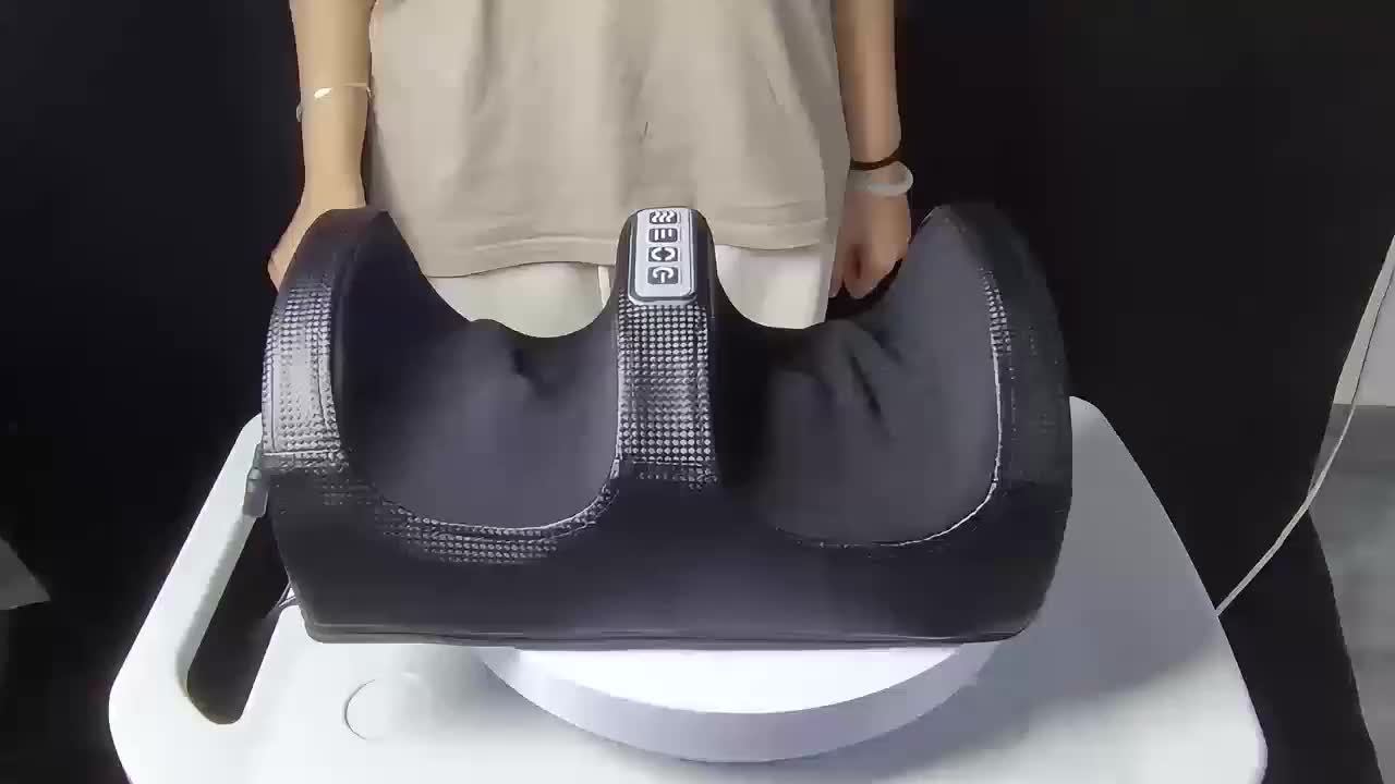 Solenergidriven Fotmassageapparat – Bekväm Massage med Värme och Knådning
