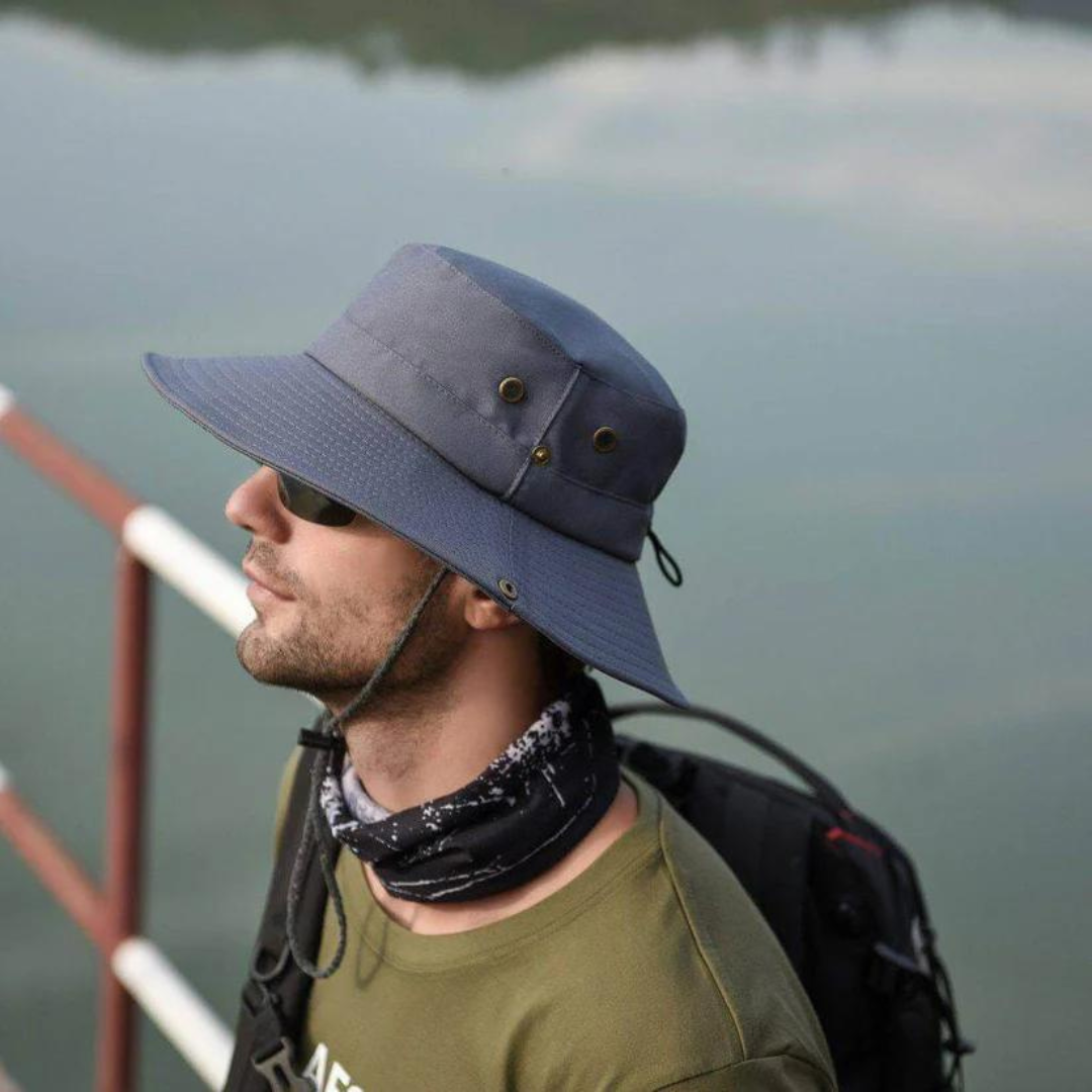 Vattenavvisande Utomhus Bucket Hat med UV-skydd – ShieldFlex Pro