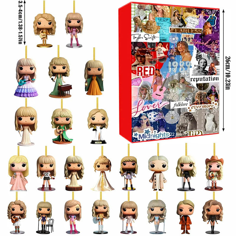 IconCharm Taylor Swift Adventskalender | Festlig 24-dagars nedräkning med unika samlarobjekt