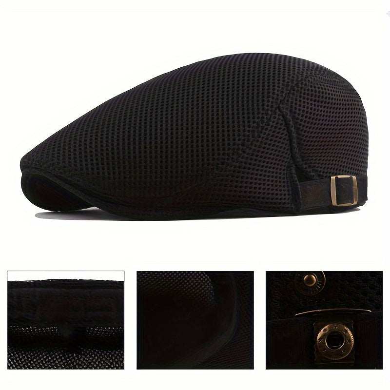 Lätt Sommar Flat Cap för Män & Kvinnor – AirStyle Cap