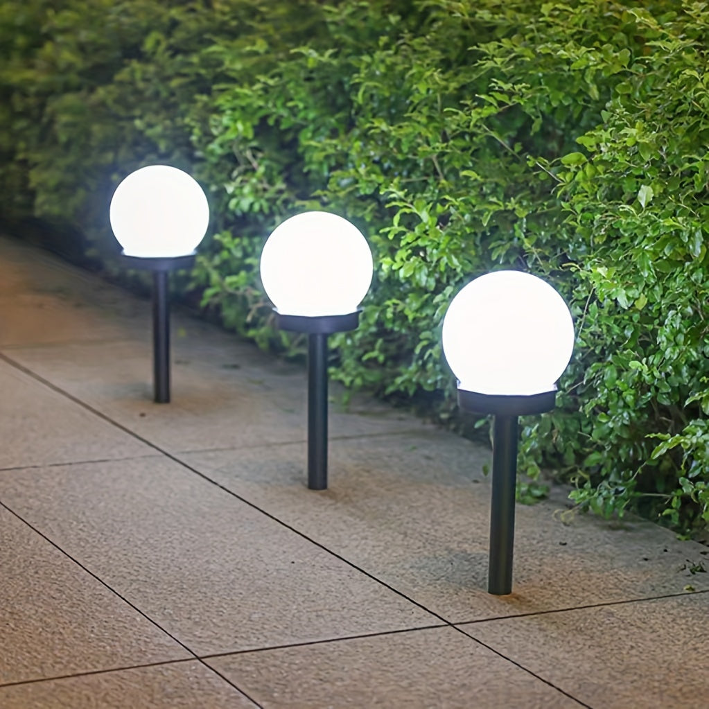 Soliga LED-trädgårdslampor – Sferisk belysning för vägar och trädgårdar