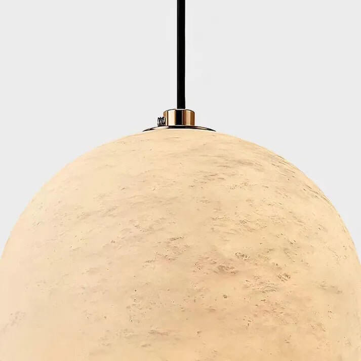 Taklampa - Alabaster Glas Boll med Marmor Fot