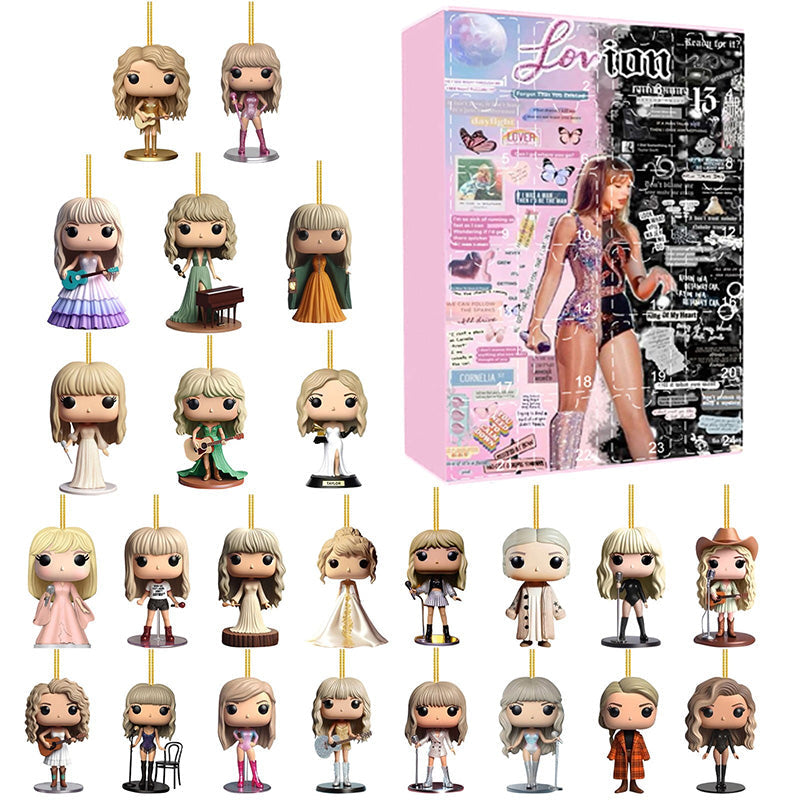 IconCharm Taylor Swift Adventskalender | Festlig 24-dagars nedräkning med unika samlarobjekt