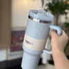 Vakuumisolerad Kopp med Lock och Sugrör – ThermoTumbler