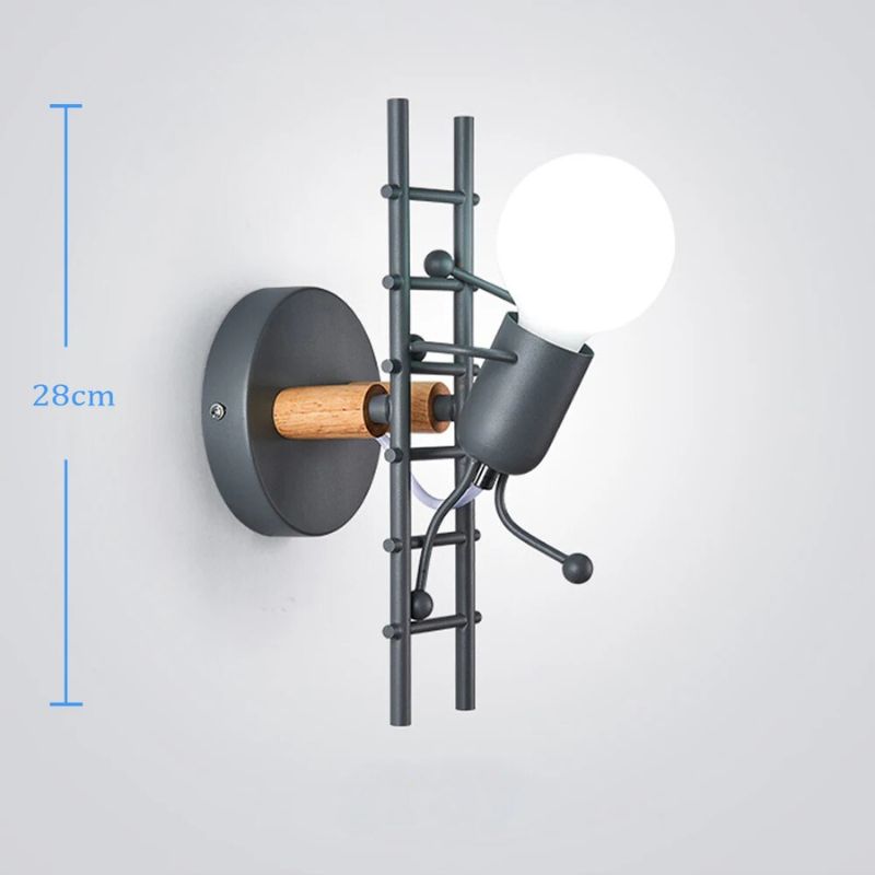 GlowClimb Designer Vägglampa | Unik trappväggslampa för mysiga sovrum och vardagsrum
