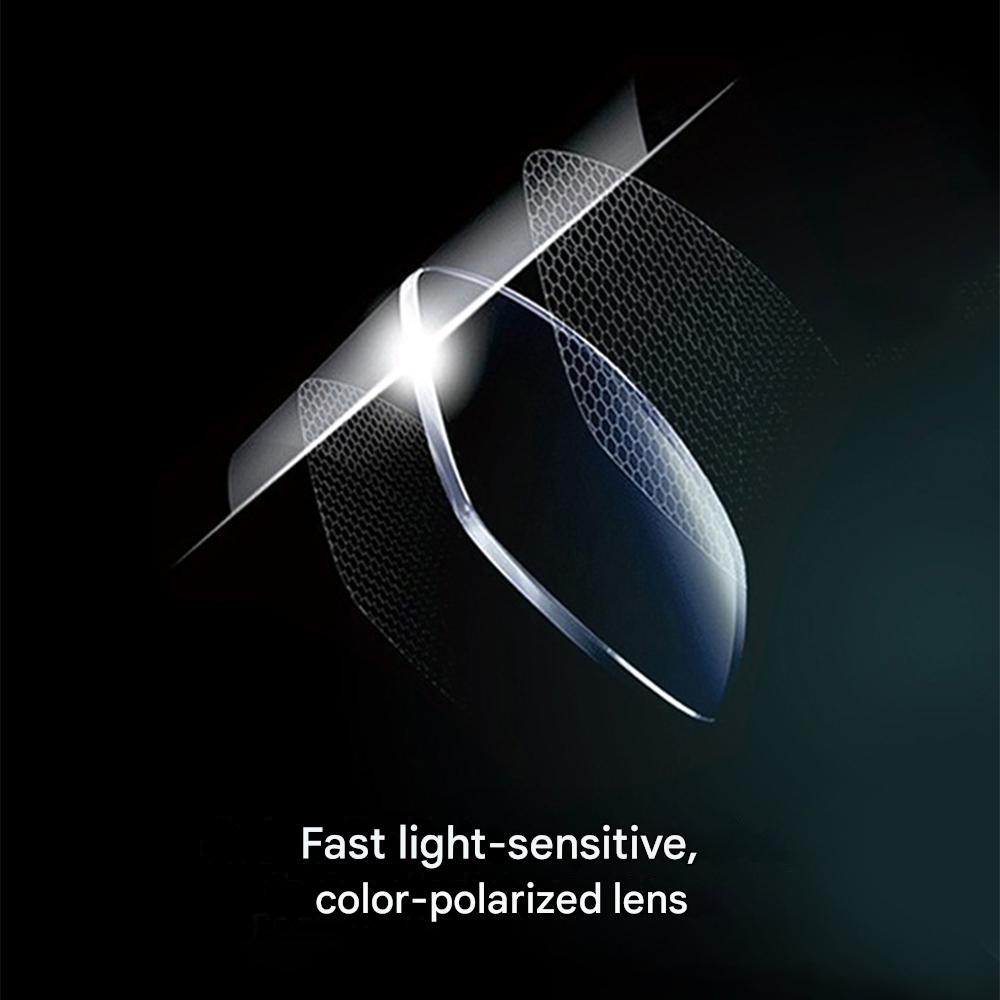 Stiliga fotochromiska polariserade glasögon för dag och natt – Nils