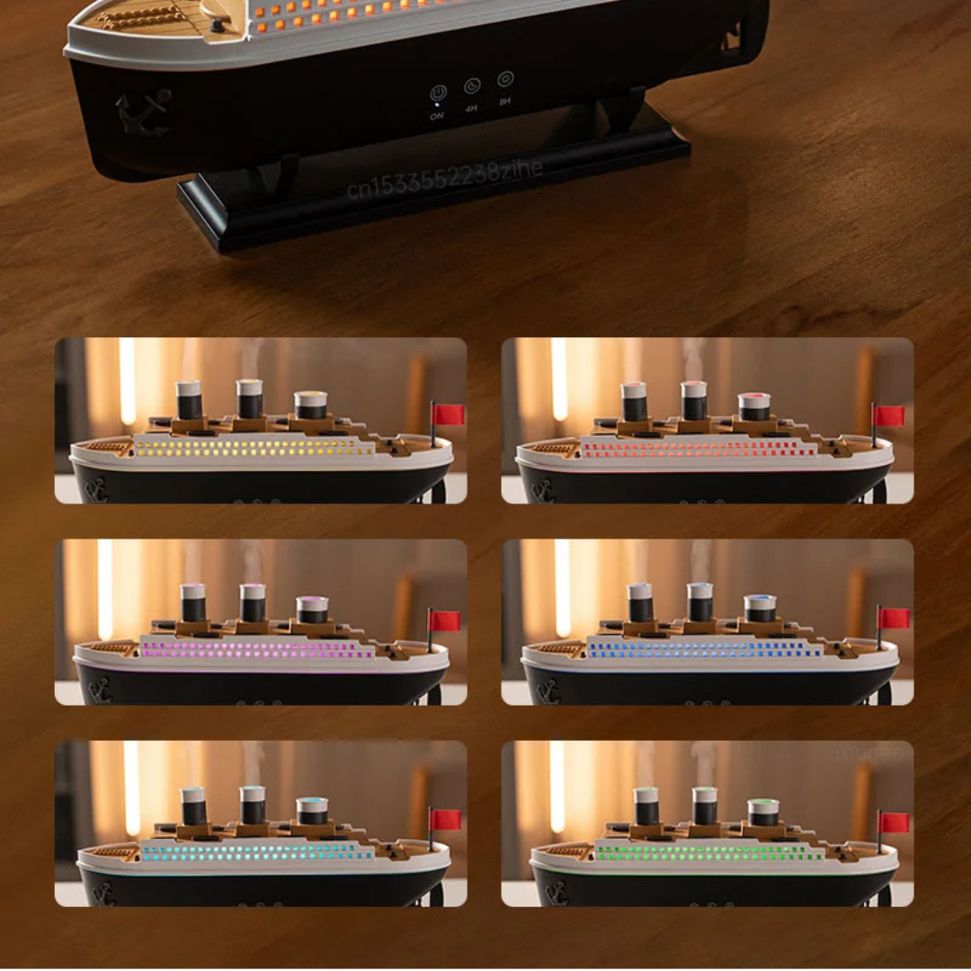 VapoCruise Aromaterapidiffusor | Premium luftfuktare med avslappnande dimma och ambient LED-ljus