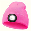 Unisex Beanie med LED-lampa – Bekväm belysning för kvällspromenader