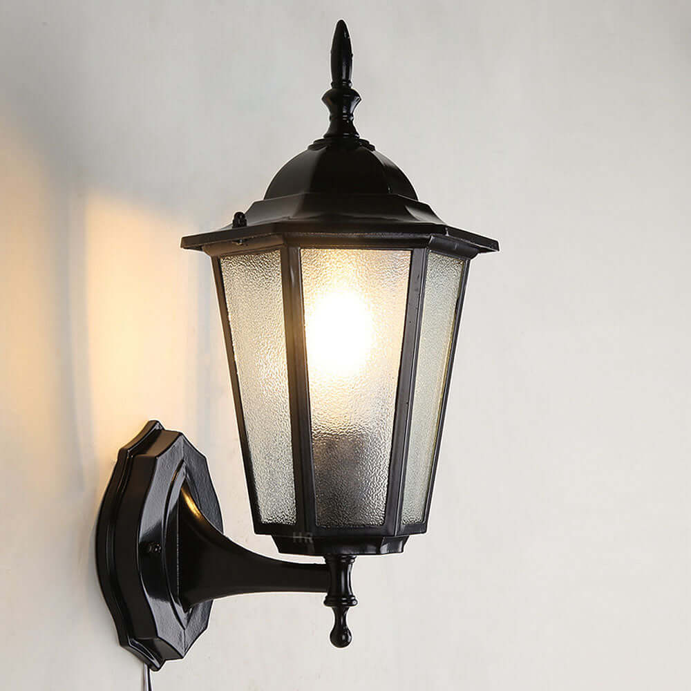 Retro Utomhus Vägglampa - Trädgårdsdekoration