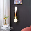 Modern Taklampa med Färgat Glas