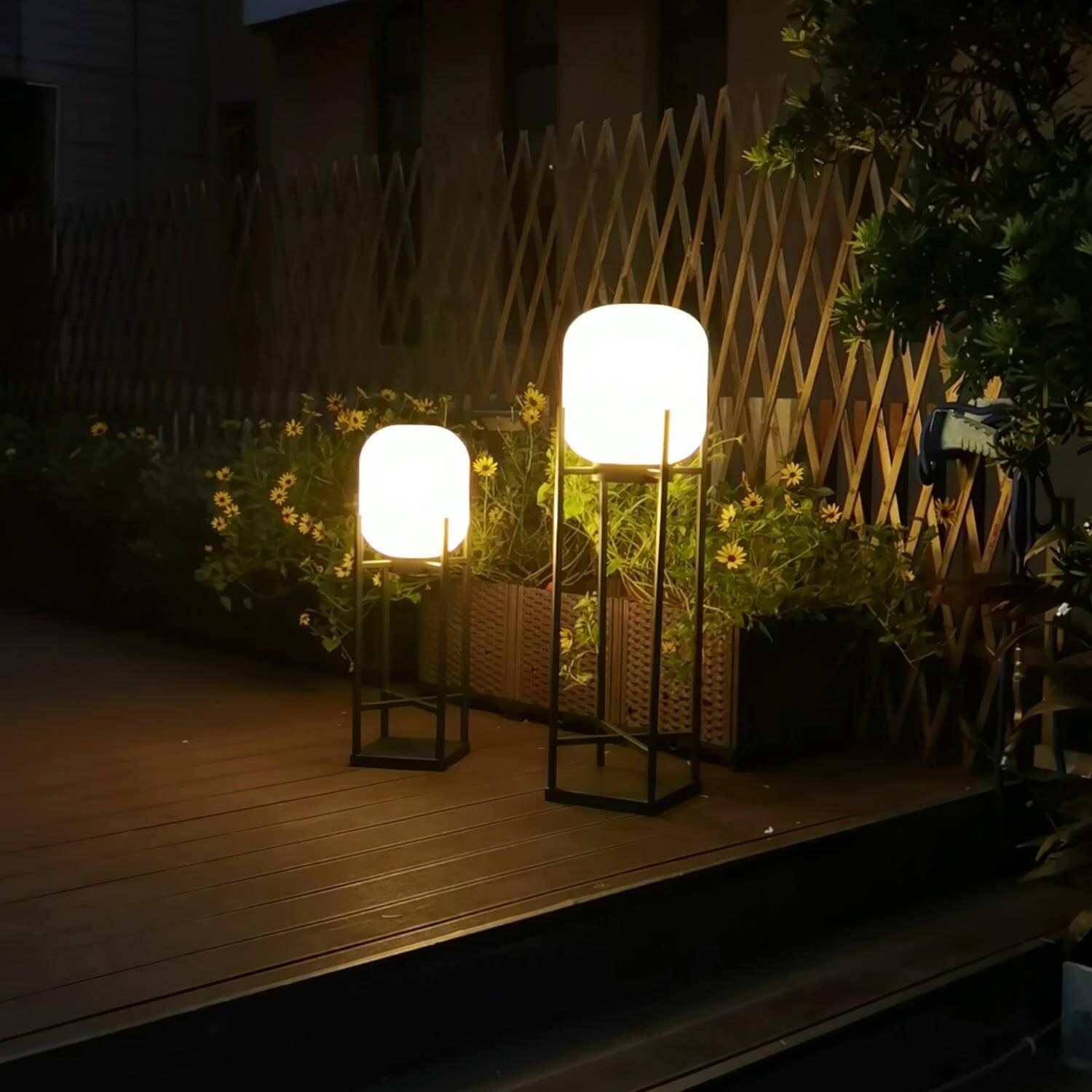 Solenergi Utomhus Golvlampa - Hållbar