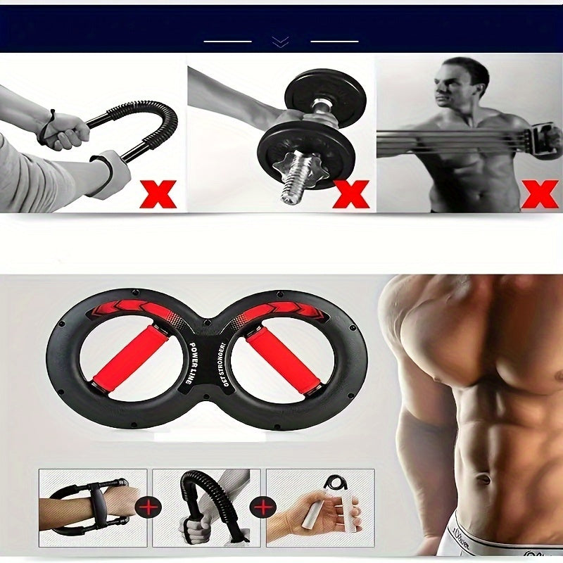 PowerGrip 8-formad Tränare – Kraftfull Träning för Handled och Underarm
