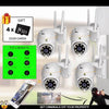Set med 4 Smart WiFi Säkerhetskameror – SmartCam Set 4X