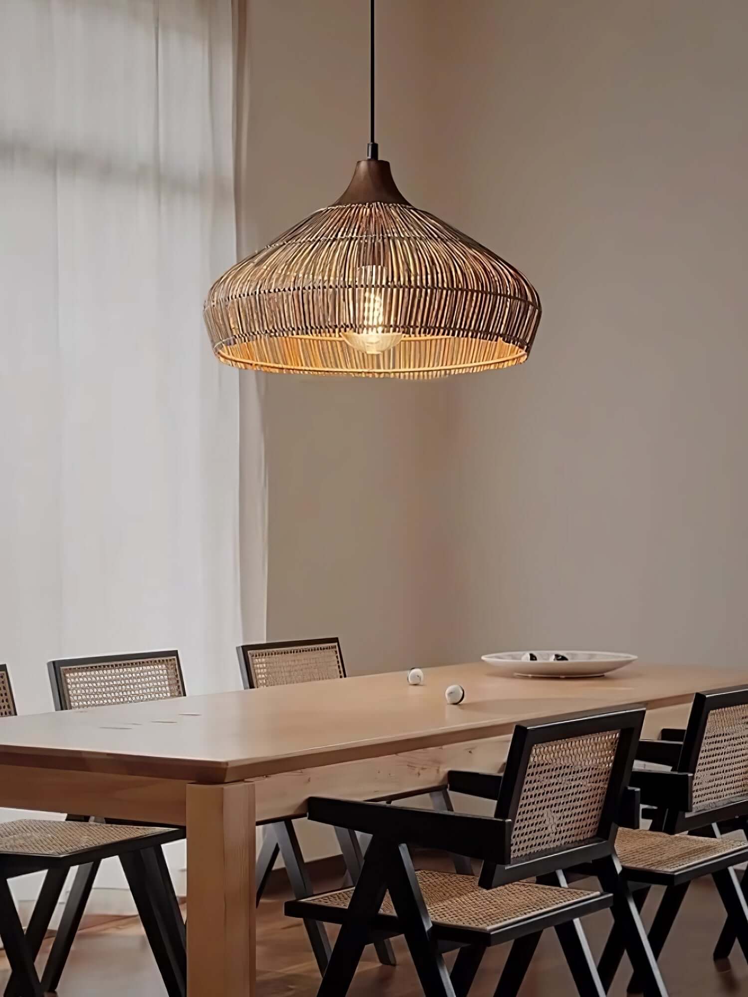 Rotan Hänglampa - Bohemisk Stil Hänglampa