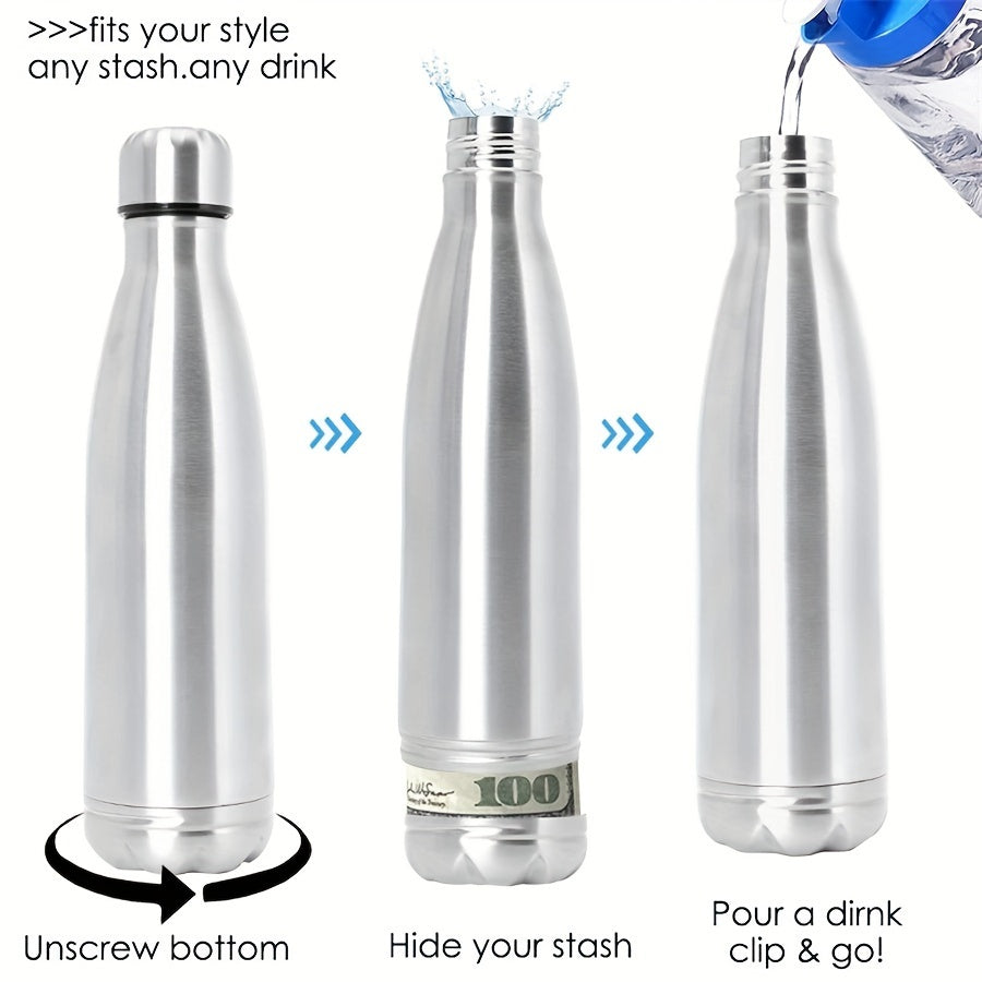 SafeHydrate Vattenflaska – Innovativ med Dold Fack för Värdesaker