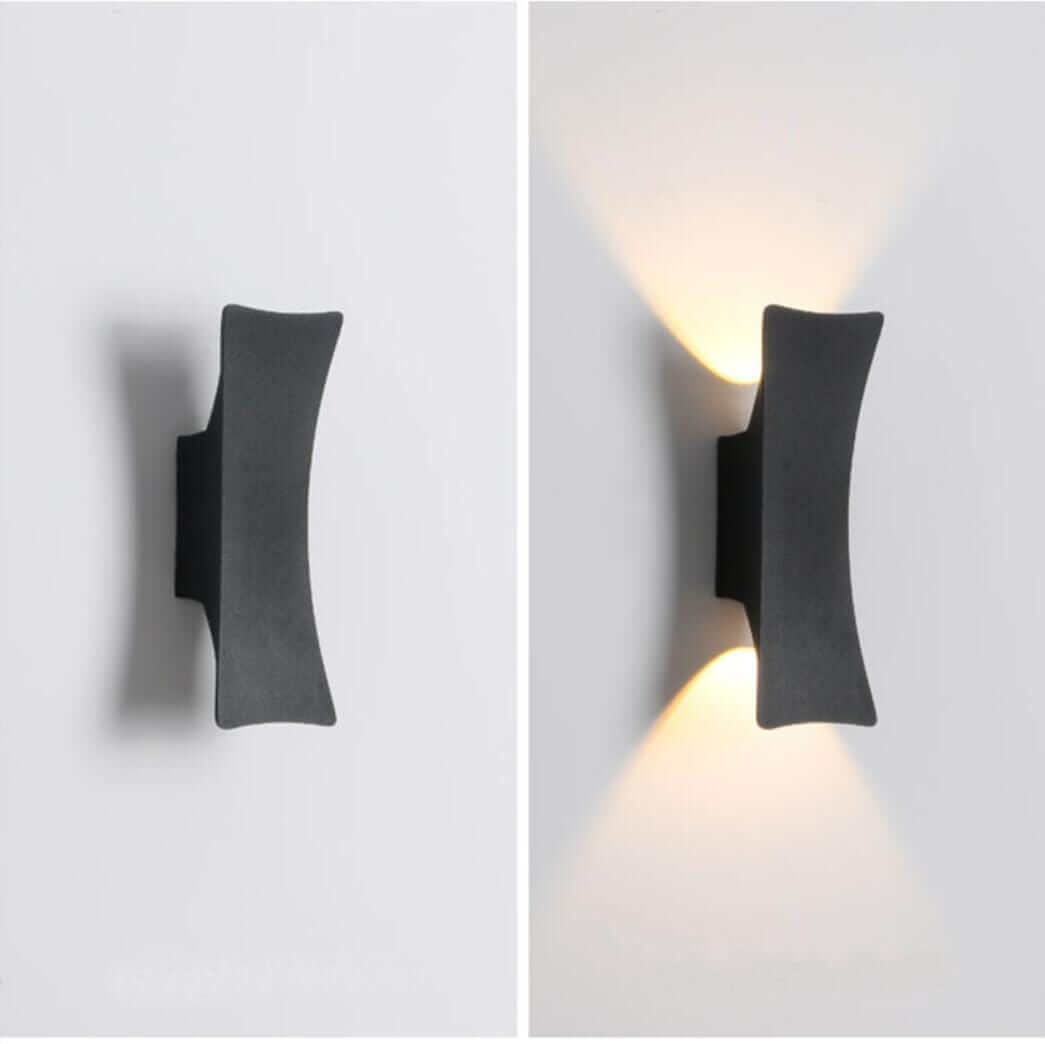 Modern Utomhusvägglampa - Oval & Rektangulär Design