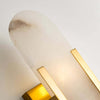 Modern Vägglampa - Alabaster & Metall