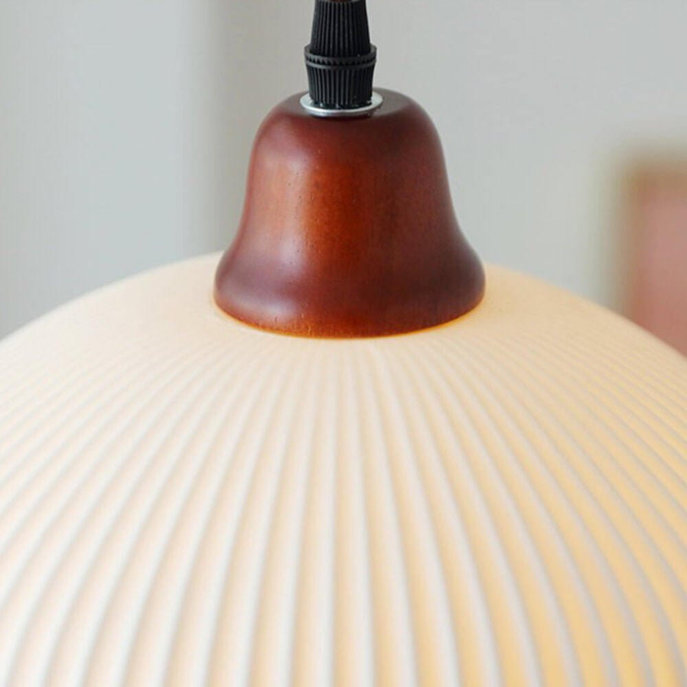 Stilren Keramisk Taklampa - Rustik Design