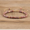 Flätad Armband med 2.4 mm Naturstenpärlor – Seraphina