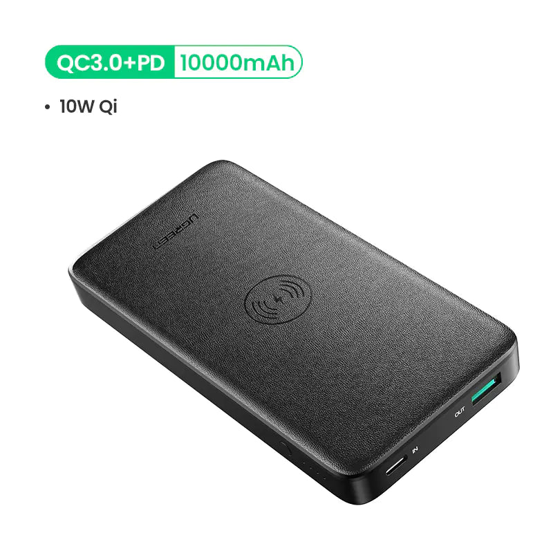 Trådlös Snabbladdare Power Bank – 10 000mAh Dubbel Utgång
