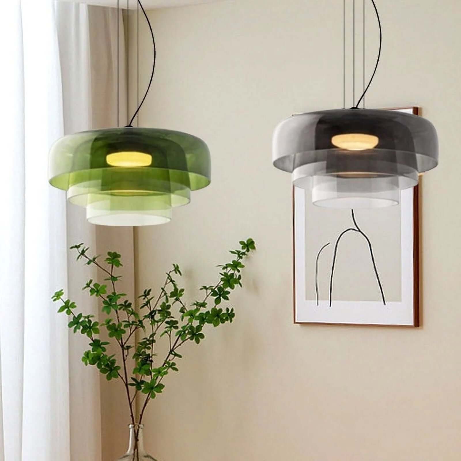 Hänglampa i Norsk Glas - Unik Design