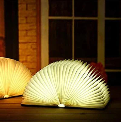 Fällbar Boklampa med Varm LED-ljus - StoryGlow
