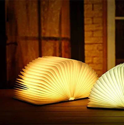 Fällbar Boklampa med Varm LED-ljus - StoryGlow