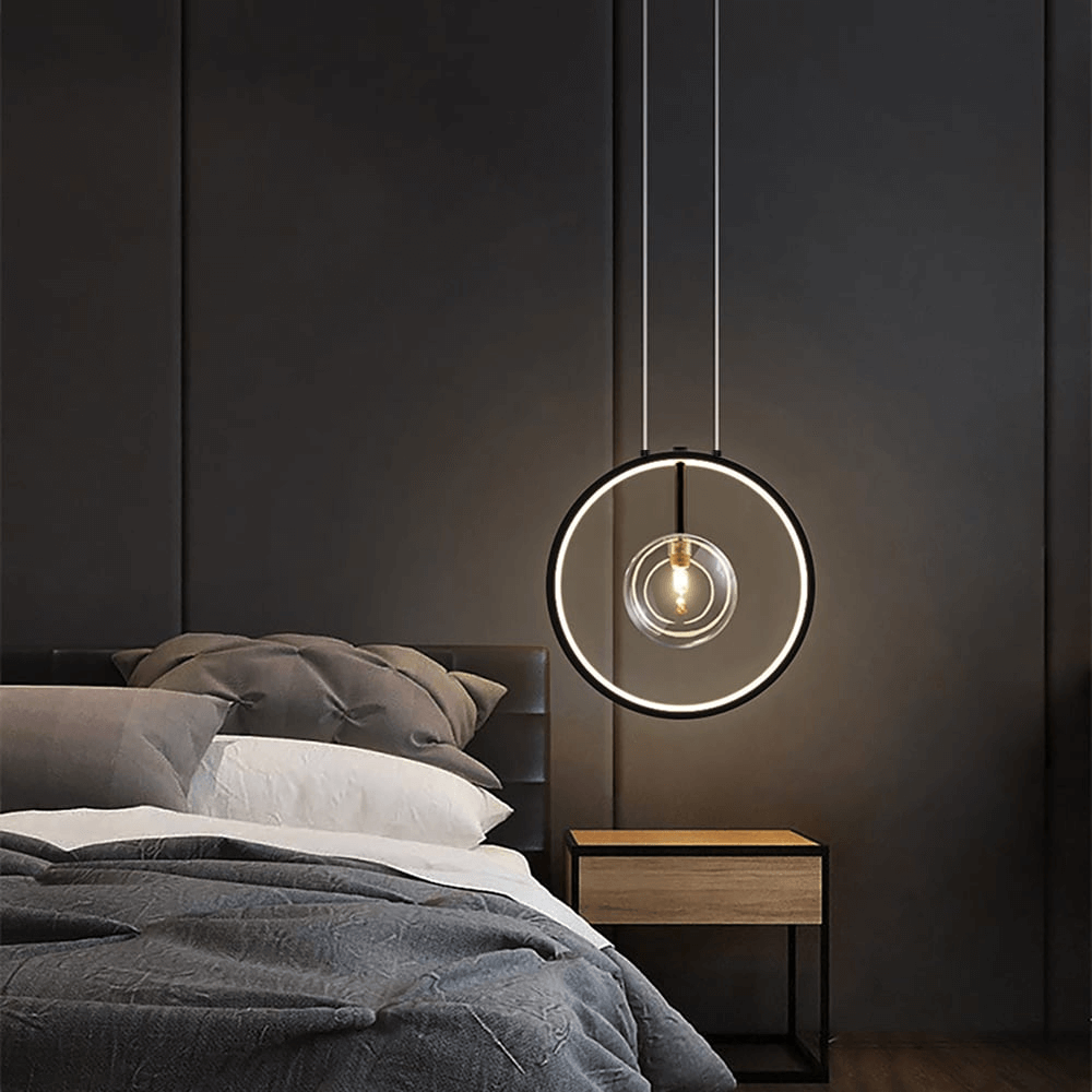 Minimalistisk Glas Hänglampa - LED Belysning