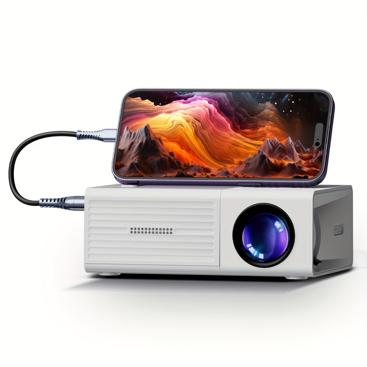 Ultra-Helldichter Mini Projektor (3000 Lumen) - LumoBeam
