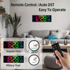 LumiWall Digital Väckarklocka – Stor, Färgglad och Lätt att Läsa