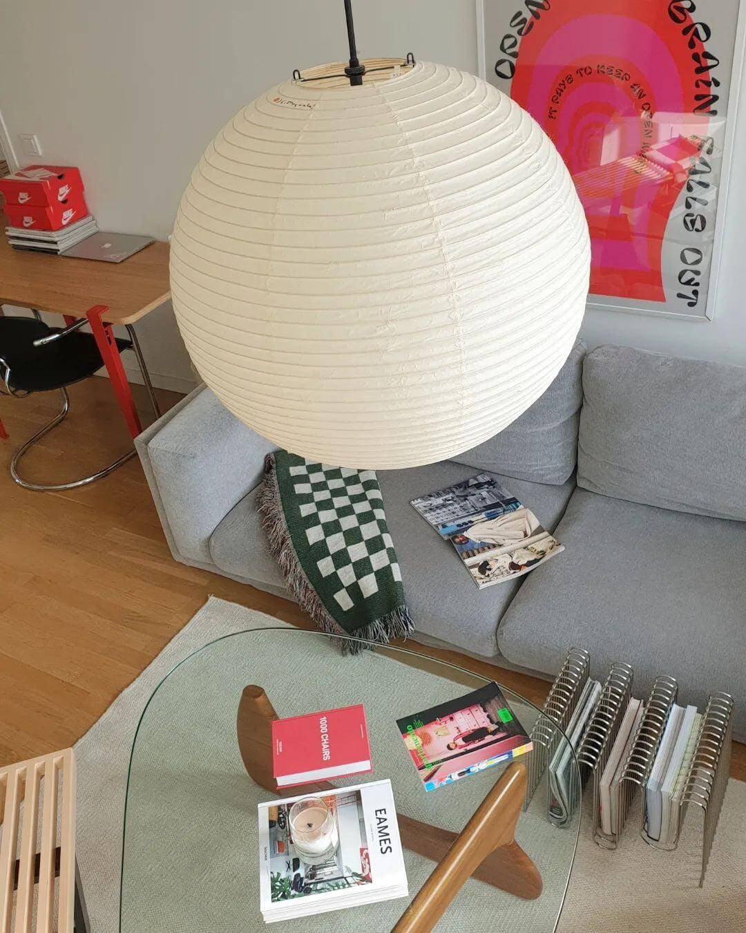 Pappershänglampa - Designbelysning