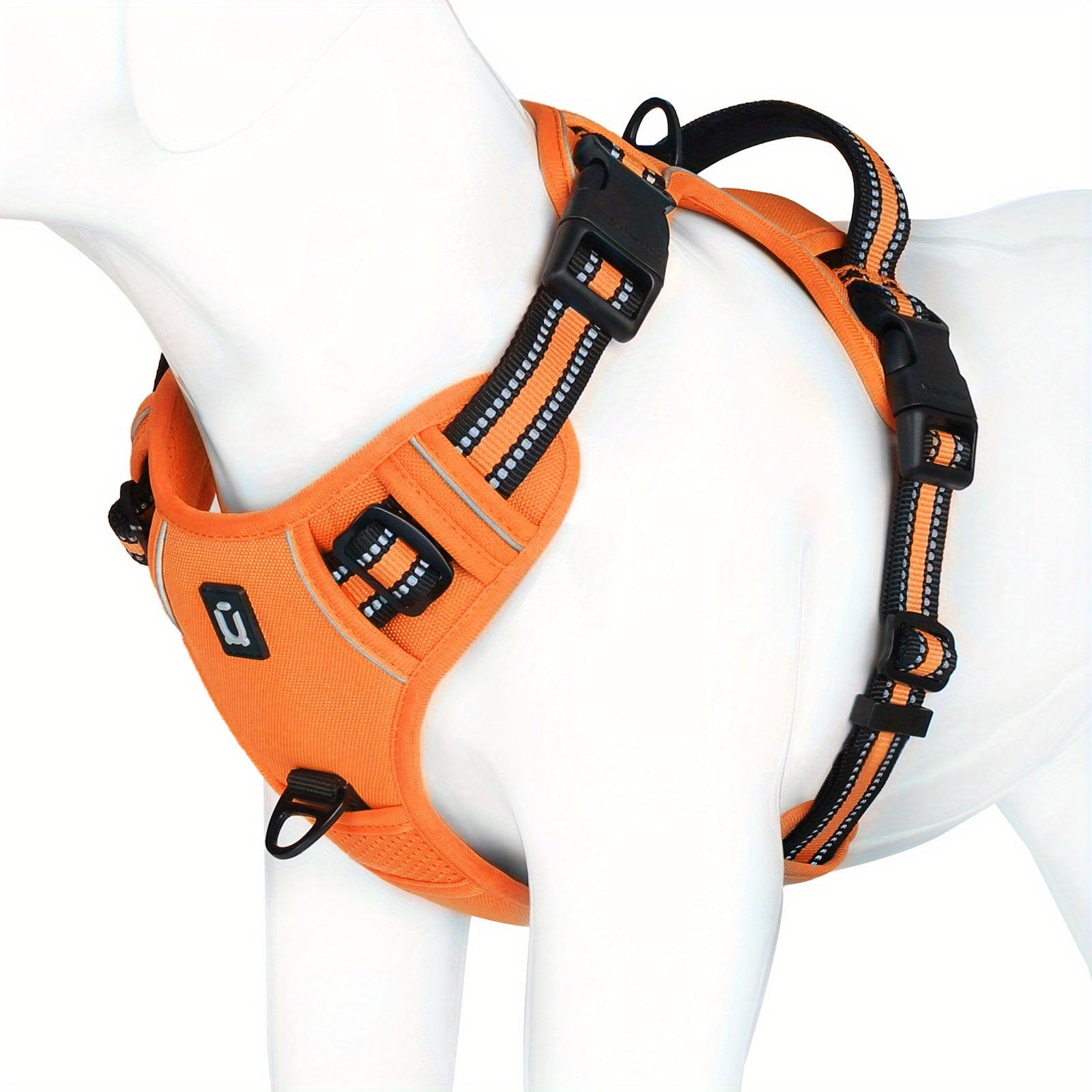 Reflekterande No-Pull Hundsele – Enkel promenad och träning med handtag